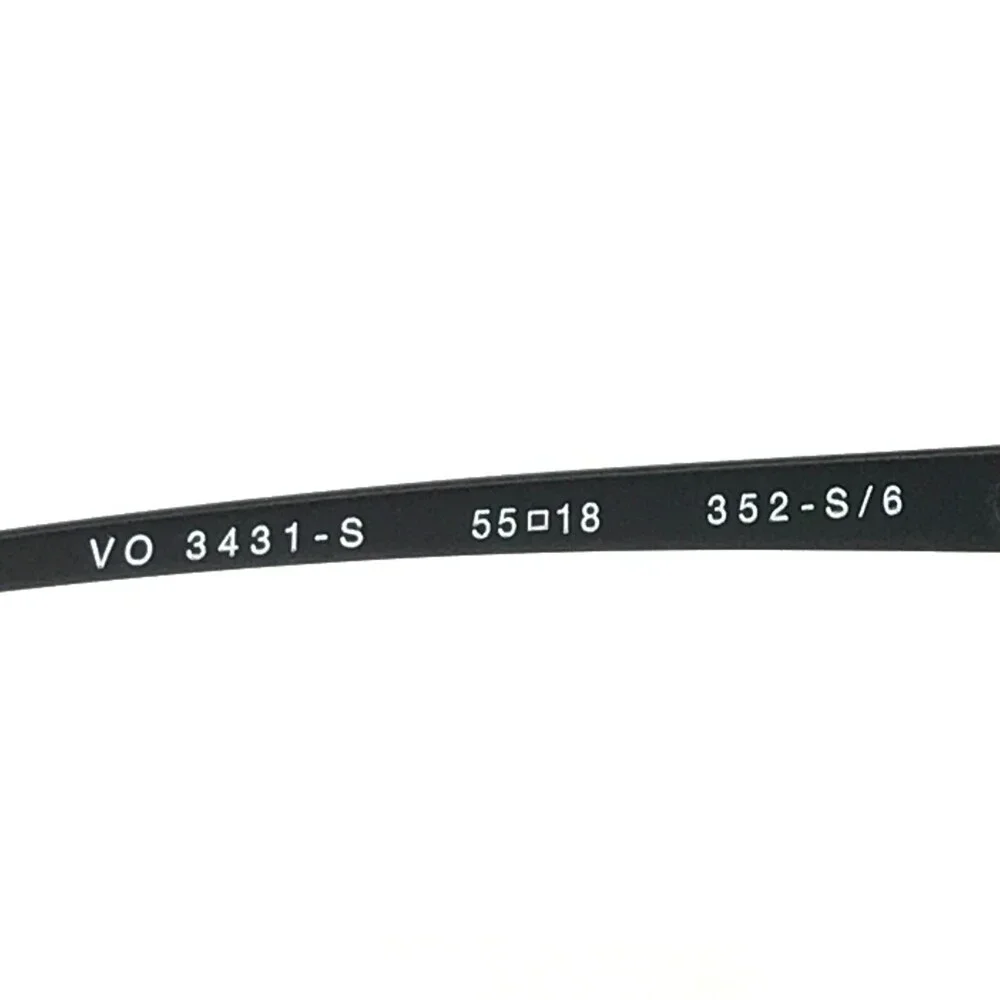 Vogue Sunglasses VO3431-S 352-S/6 Black Square Frames with Green Lenses